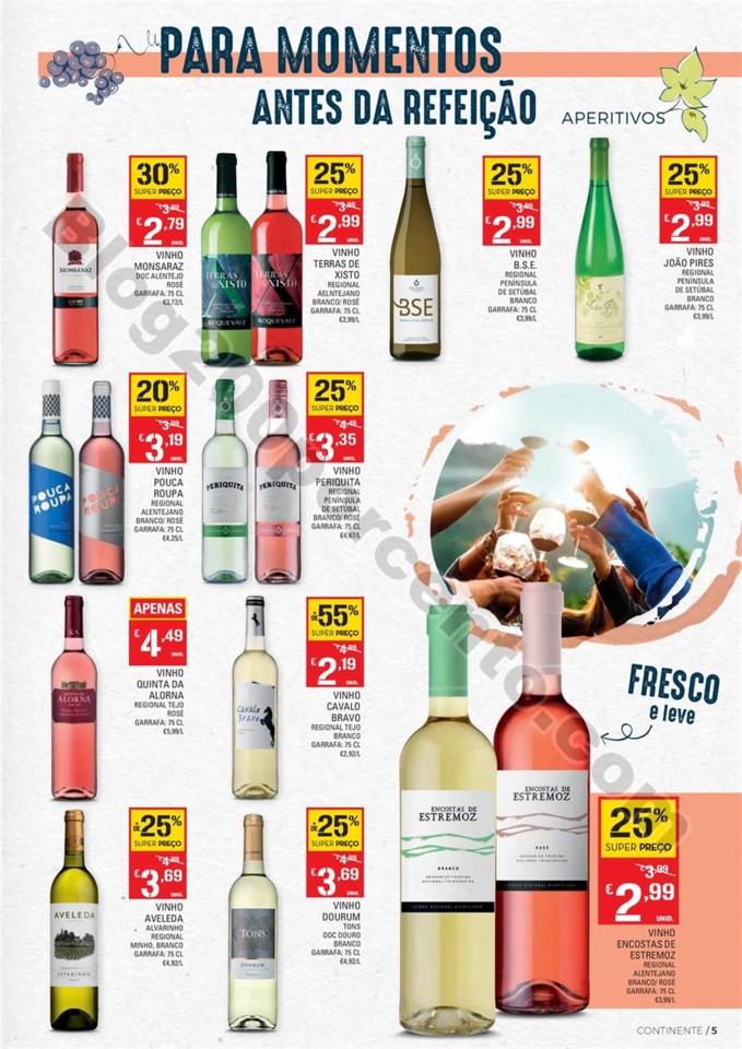 Antevisão Folheto CONTINENTE Vinhos Promoções d