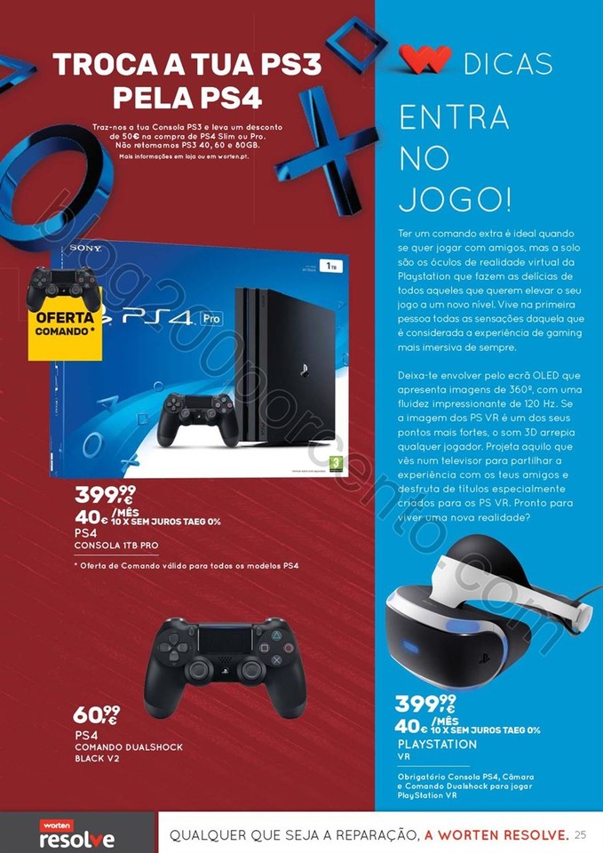 Novo Folheto WORTEN Extra Gamer promoções até 3