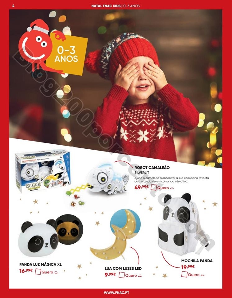 Antevisão Folheto FNAC Natal Kids Promoções de 