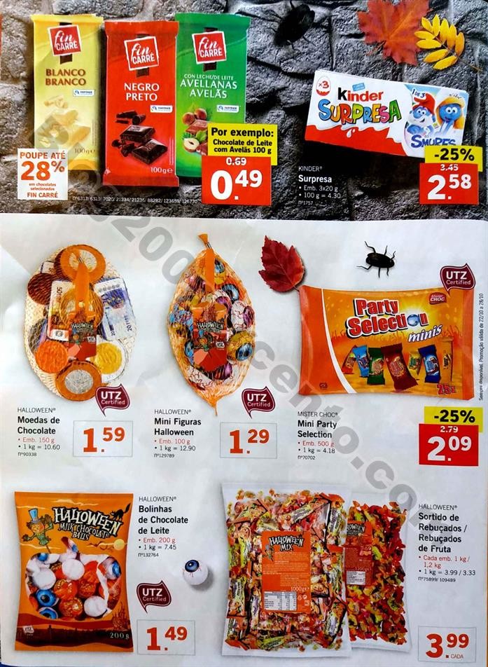 Especial Halloween LIDL Promoções a partir de 22