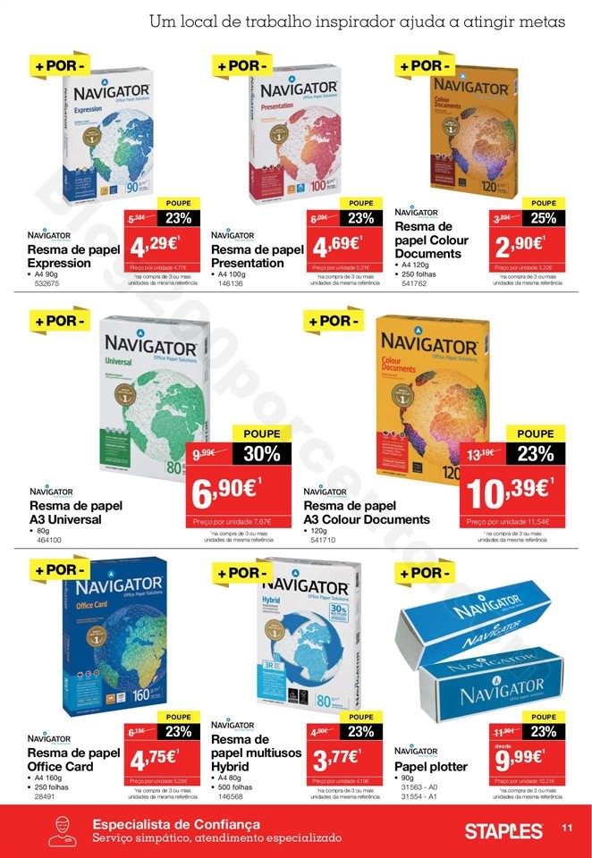 Antevisão Folheto STAPLES Promoções de 5 a 20 m