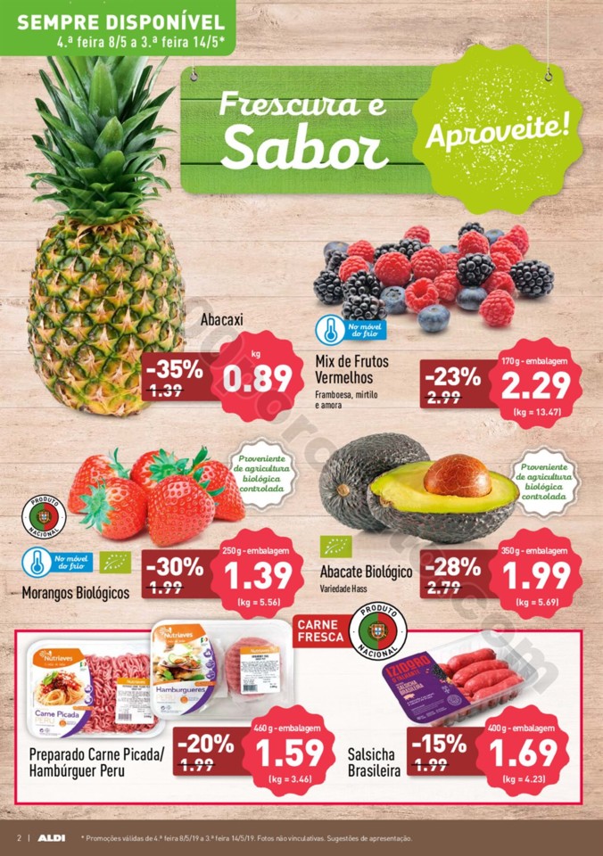 Antevisão Folheto ALDI Promoções a partir de 8 