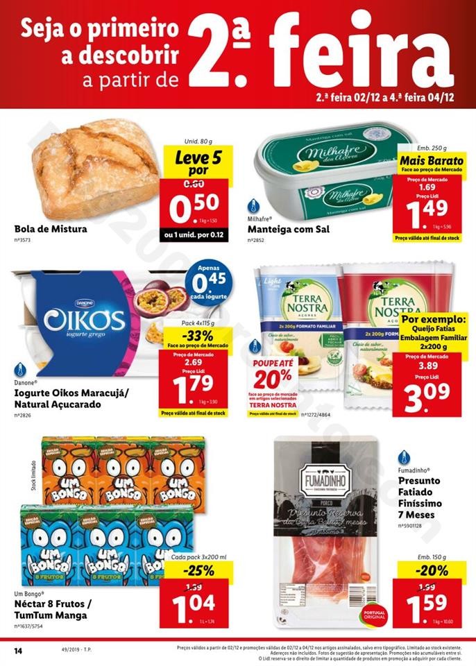 Antevisão Folheto LIDL Promoções de 2 a 8 dezem