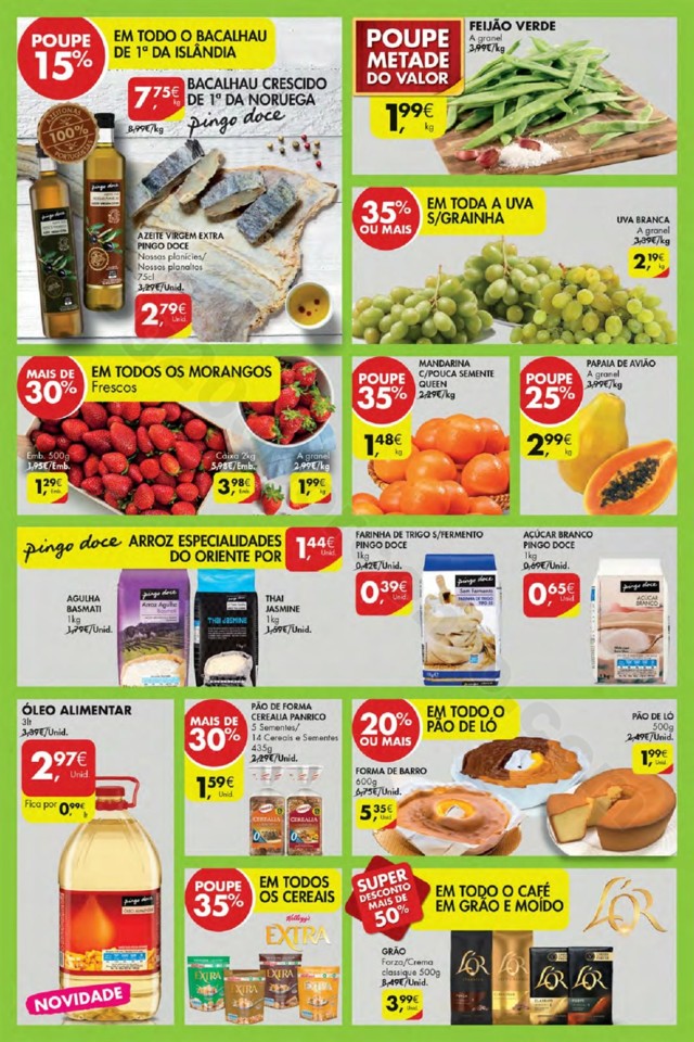 Antevisão Folheto PINGO DOCE Fim de semana promo