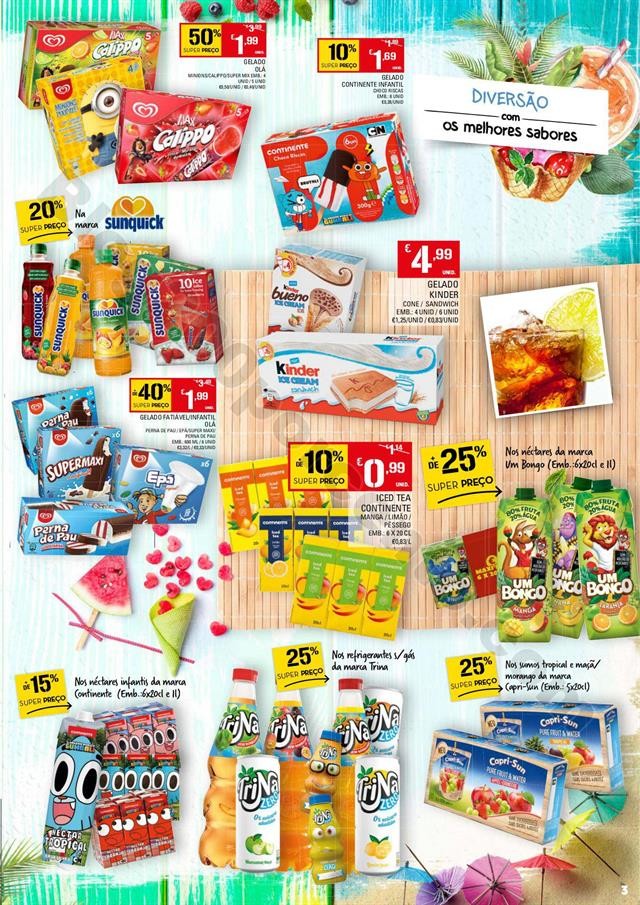 Antevisão Folheto CONTINENTE Bebidas e Gelados Pr