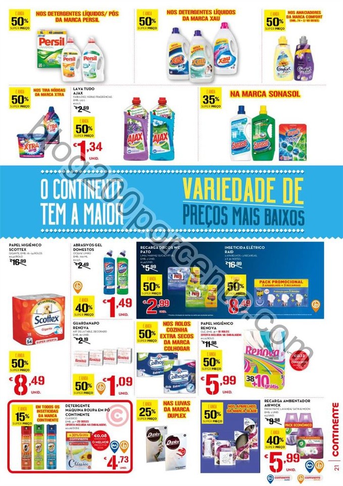 Antevisão Folheto CONTINENTE Promoções de 9 a 1