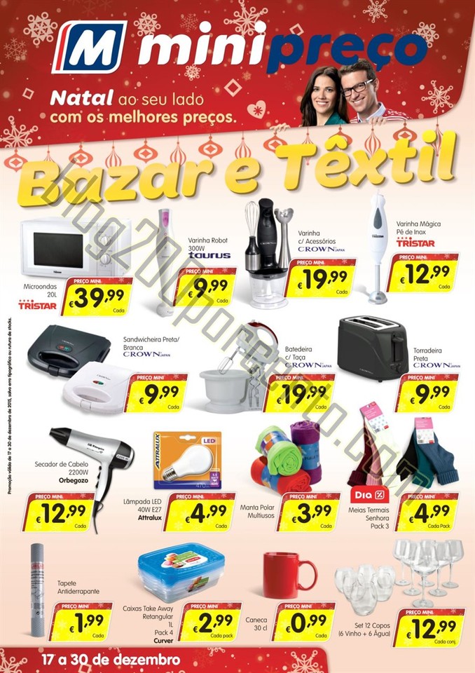 Antevisão Folheto MINIPREÇO Bazar promoções Na