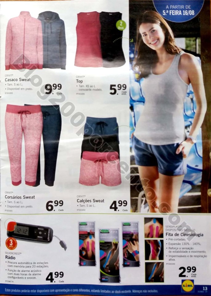 antevisao folheto lidl bazar promocoes 13 e 16 ago