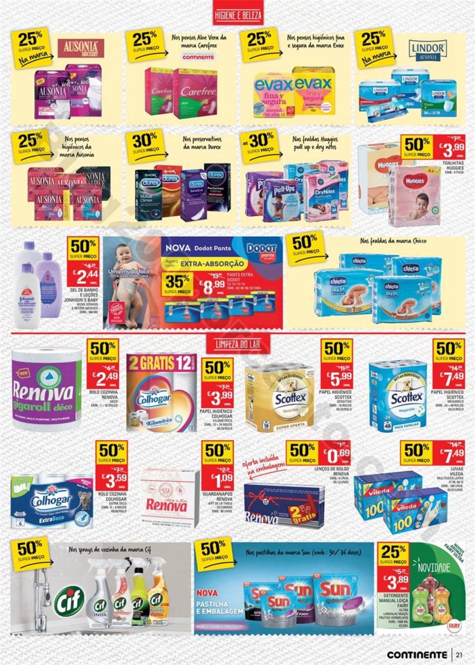 Antevisão Folheto CONTINENTE Promoções de 27 fe