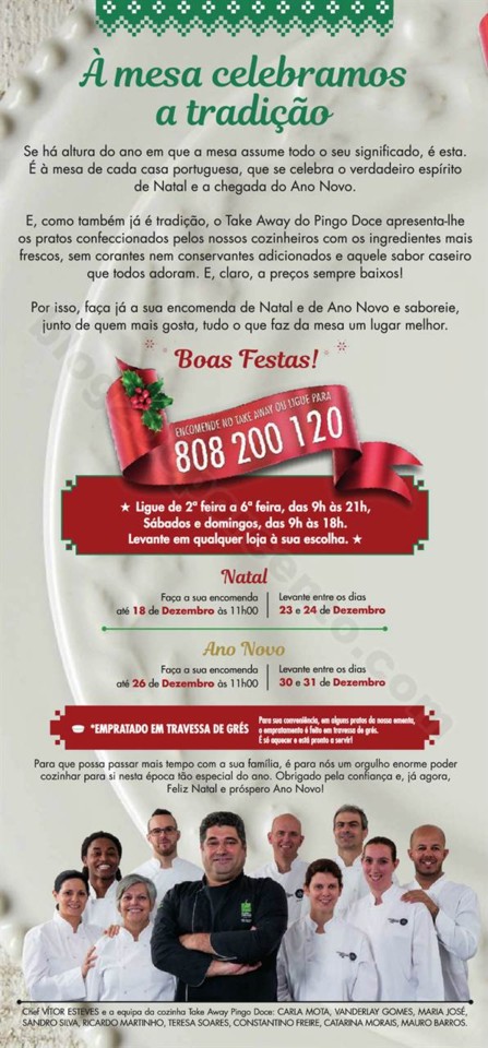 Antevisão Folheto PINGO DOCE Take Away Natal e An