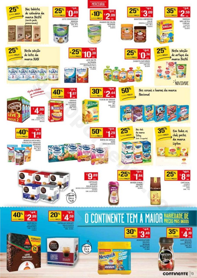 Antevisão Folheto CONTINENTE Promoções de 17 a 