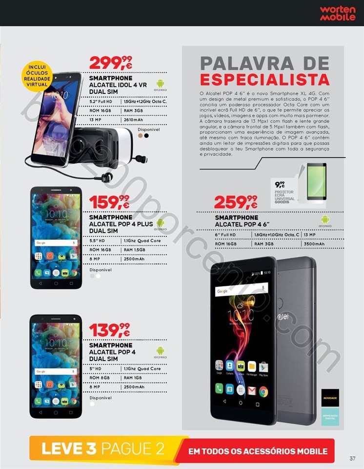 Novo Folheto WORTEN Mobile promoções até 10 mai