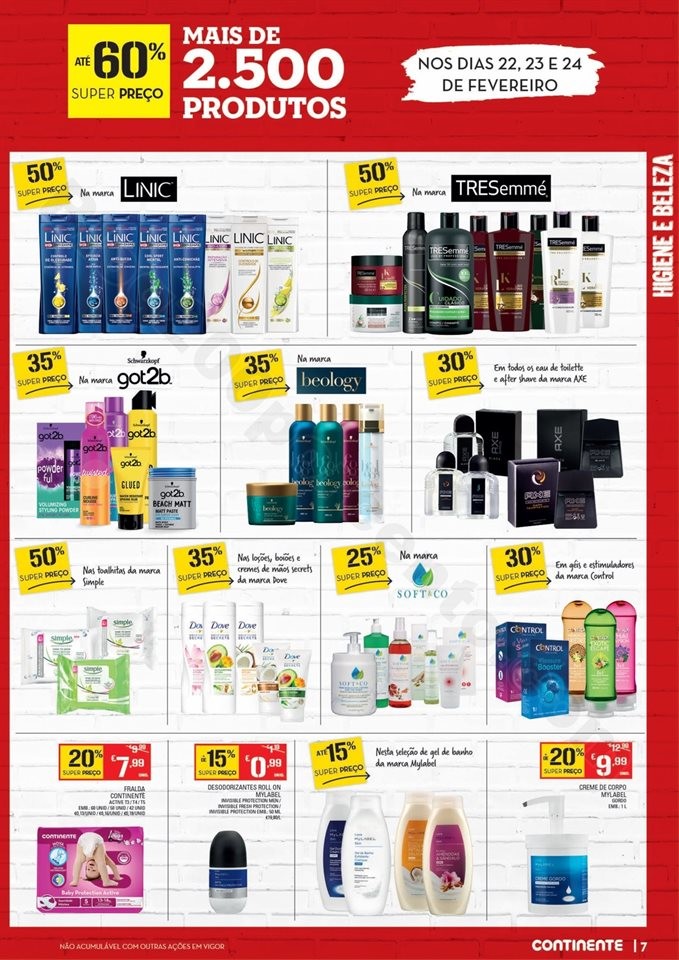 Antevisão Folheto CONTINENTE Red Weekend 22 a 24 