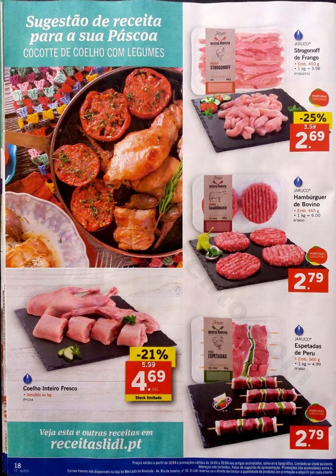 antevisao folheto lidl promocoes páscoa de 15 a 2