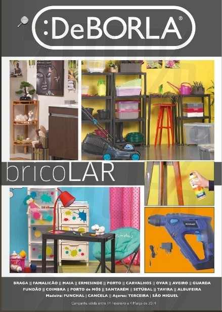 Antevisão Folhetos | DEBORLA | Bricolar e Carnaval de 14 fevereiro a 4 março