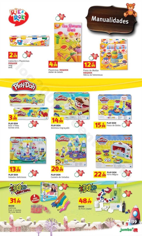 Antevisão Folheto JUMBO Brinquedos Natal promoç