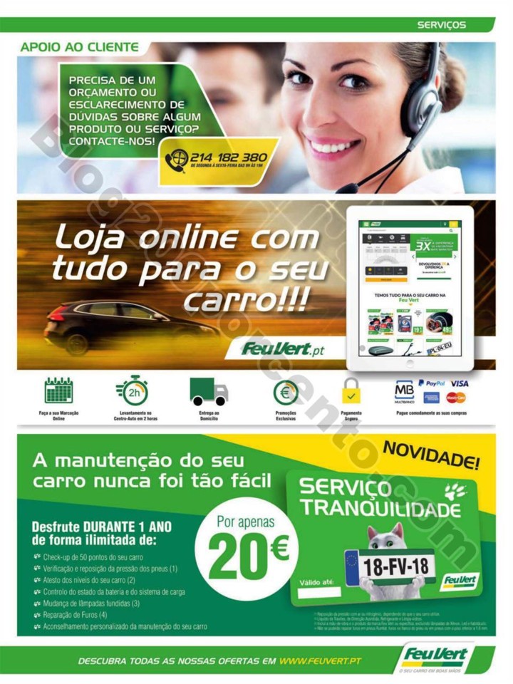 Antevisão Folheto FEU VERT Promoções de 1 outub
