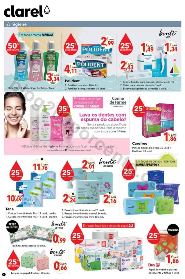 Antevisão Folheto CLAREL promoções de 8 a 21 ju