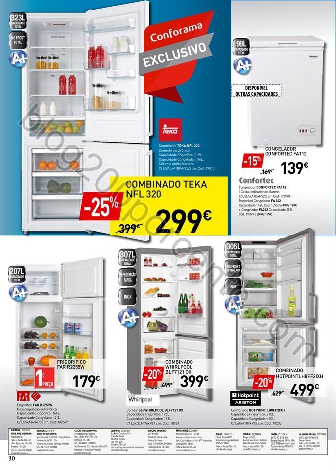 Antevisão Folheto CONFORAMA Nacional Promoções 