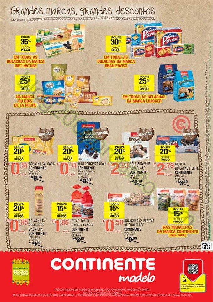 Antevisão Folheto CONTINENTE Extra Bolachas de 5 