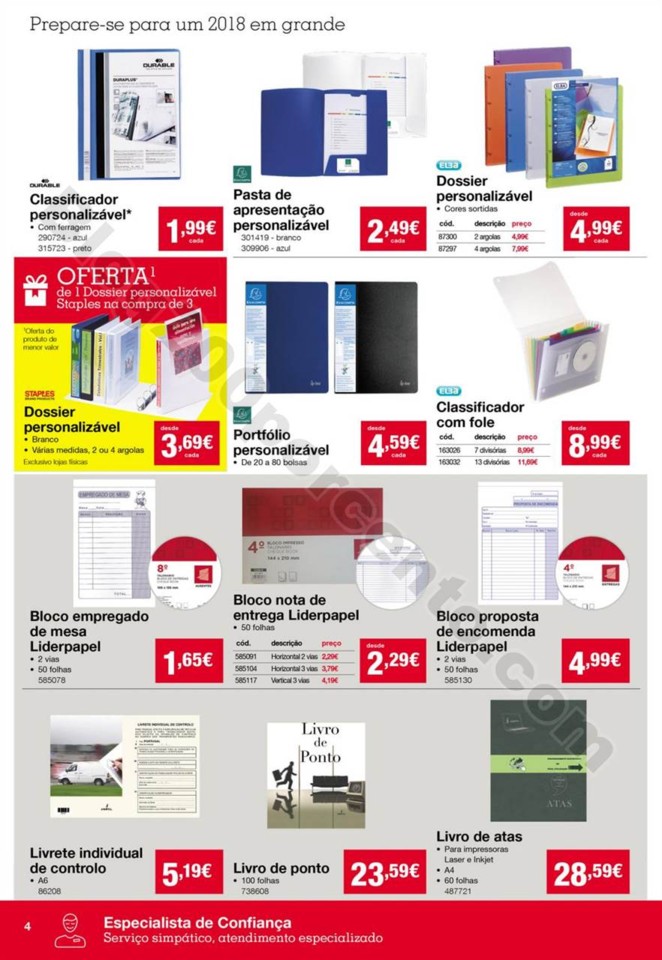 Antevisão Folheto STAPLES Promoções de 2 a 16 j