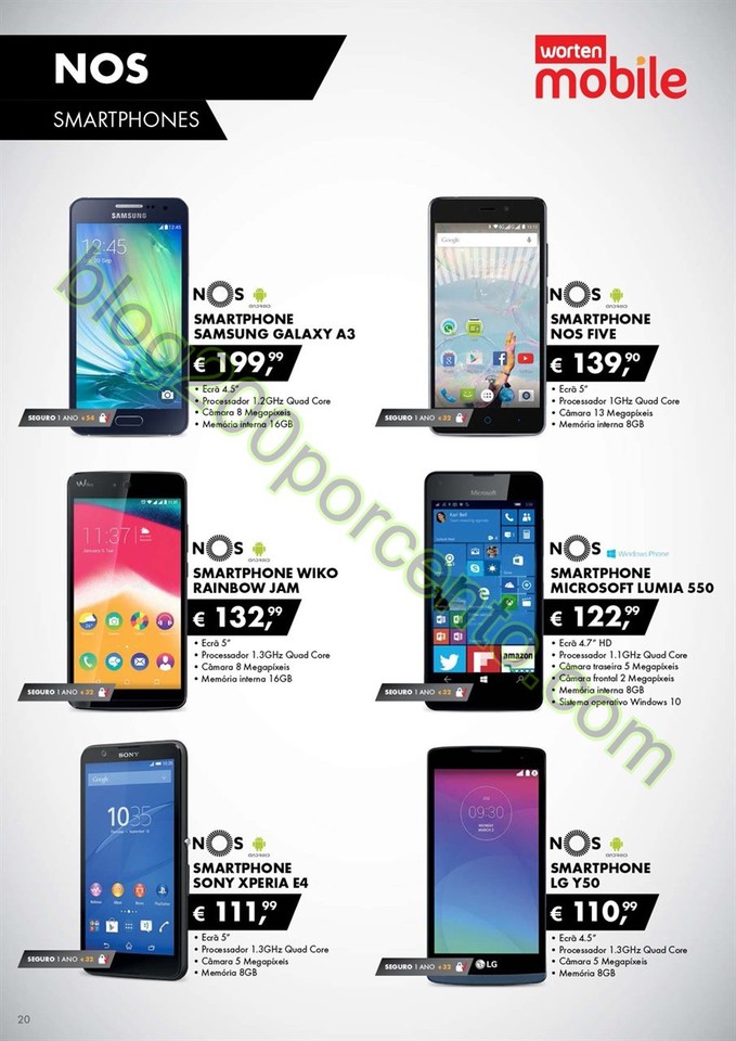 Antevisão Folheto WORTEN Mobile de 4 fevereiro a 