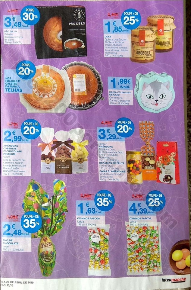 Intermarché Folheto promoções de 18 a 24 abril 