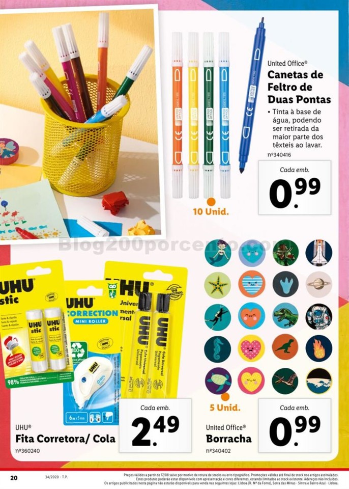 Antevisão Folheto LIDL Regresso às Aulas Promoç