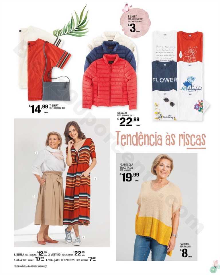 Antevisão Folheto CONTINENTE Moda Primavera promo
