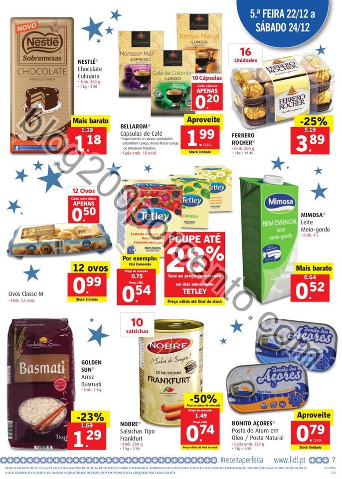 Antevisão Folheto LIDL Promoções de 22 a 28 dez