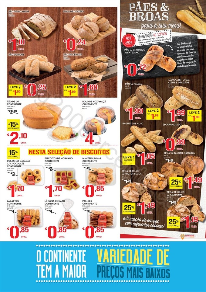 Antevisão folheto CONTINENTE Promoções de 18 a 