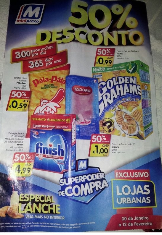 Antevisão folheto | MINI PREÇO | Lojas Urbanas de 30 janeiro a 12 fevereiro