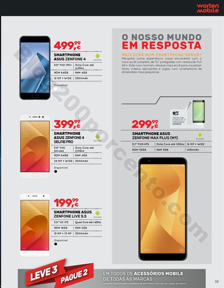 Antevisão Folheto WORTEN Mobile Promoções de 15