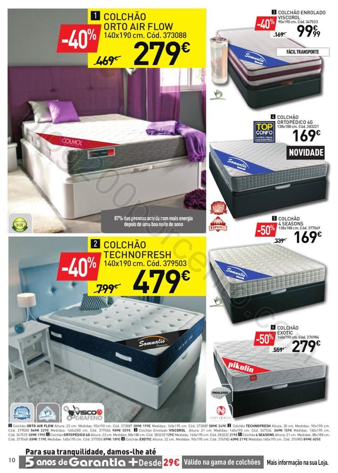 Novo Folheto CONFORAMA promoções de 9 a 23 fever