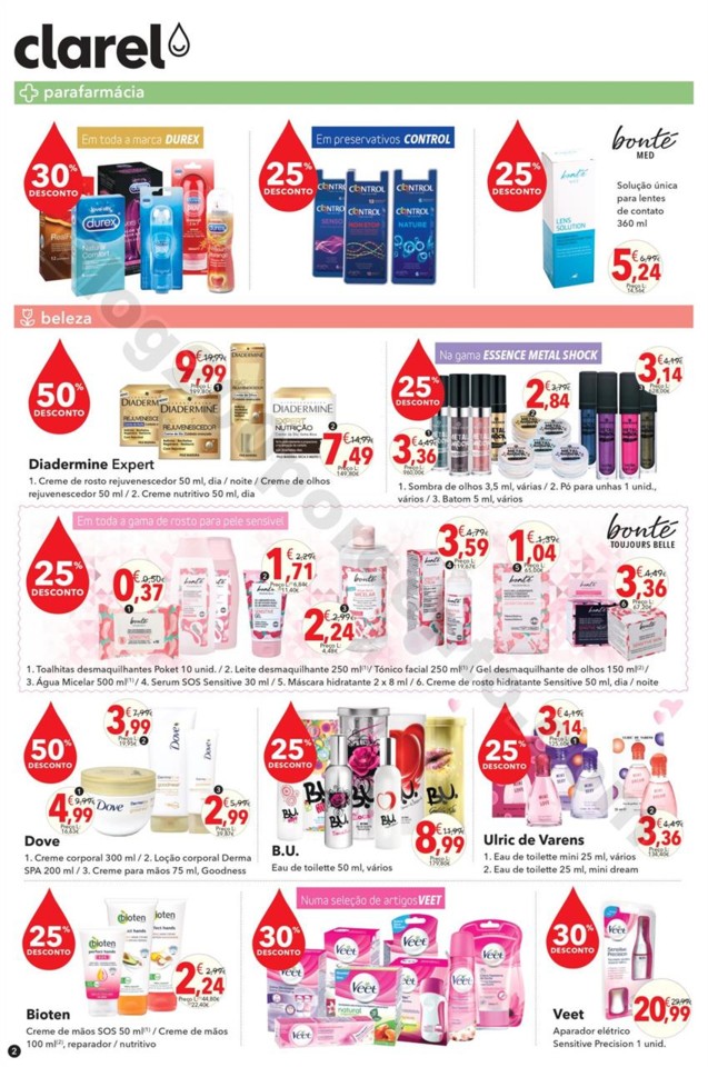 Antevisão Folheto CLAREL Promoções de 1 a 14 fe