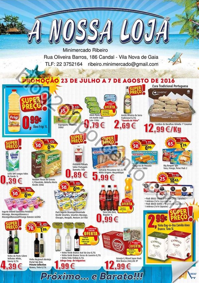 Antevisão Folheto A NOSSA LOJA Promoções de 23 