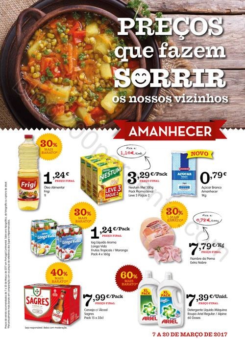 Antevisão Folheto AMANHECER Promoções de 7 a 20