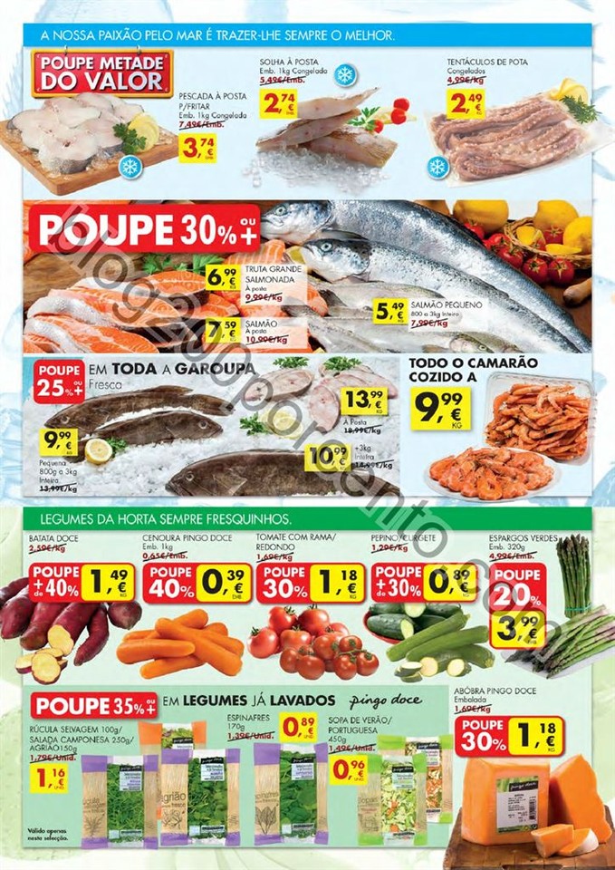 Antevisão Folheto PINGO DOCE Fim de semana de 12 