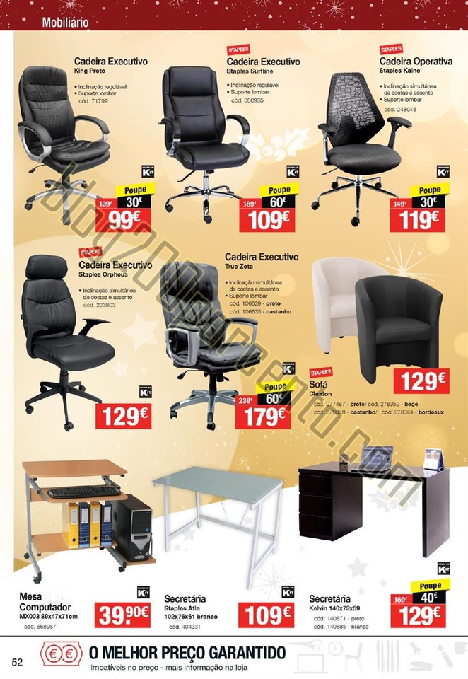 Antevisão Folheto STAPLES Natal promoções de 26