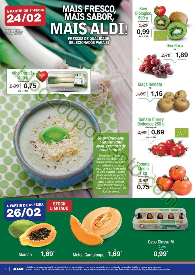 Antevisão Folheto ALDI Promoções a partir de 24