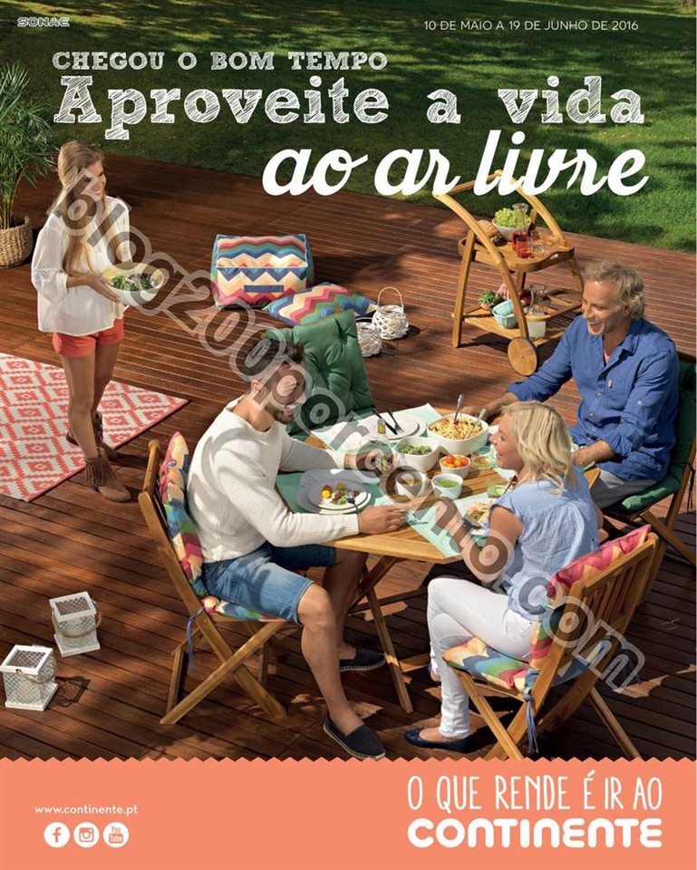 Antevisão Folheto CONTINENTE Ar livre de 10 maio 