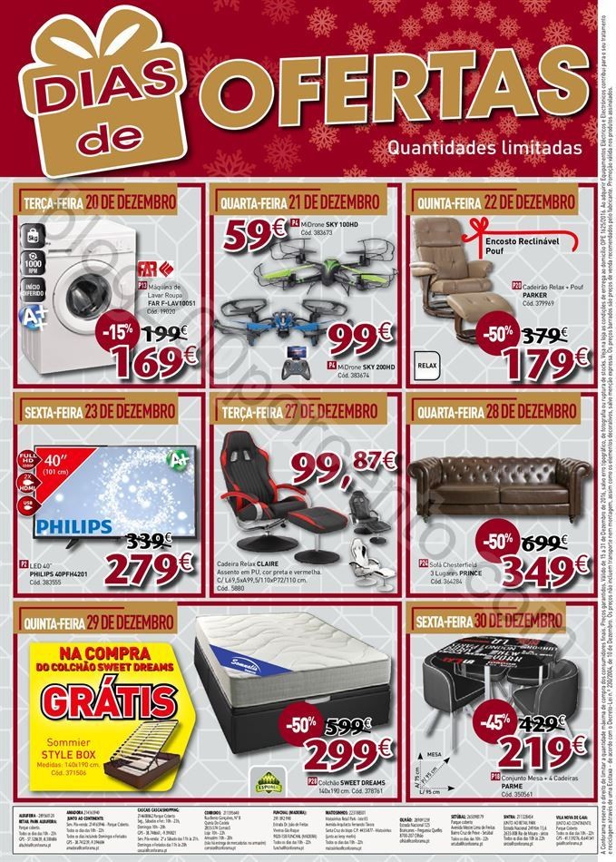 Novo Folheto CONFORAMA Promoções de 15 a 31 deze
