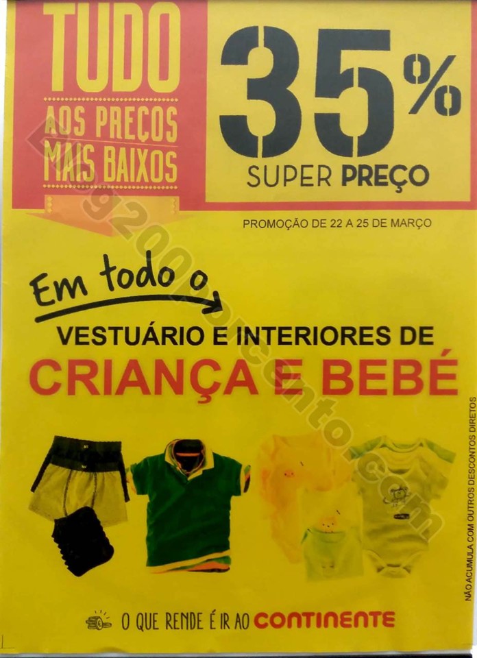 vestu+írio beb+® e crian+ºa P+íscoa continente