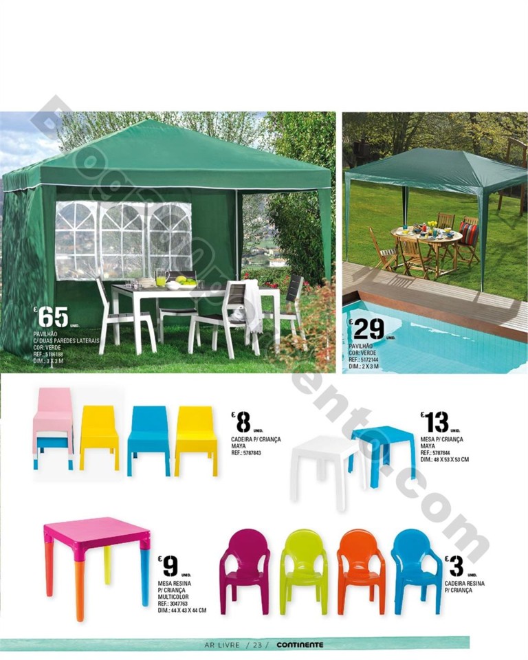 Antevisão Folheto CONTINENTE Ar livre Promoções