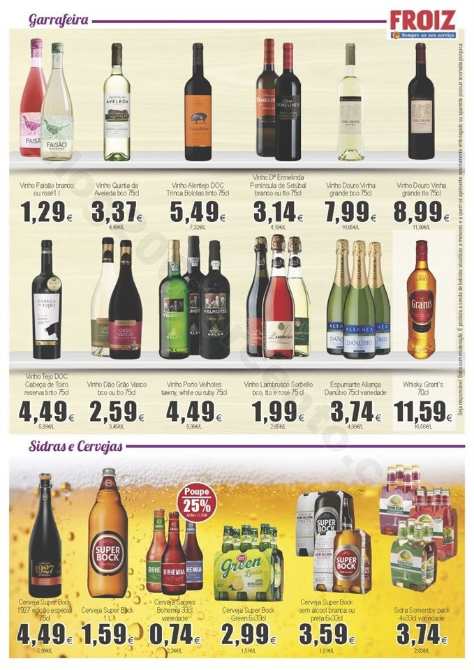 Antevisão Folheto FROIZ Promoções de 30 janeiro