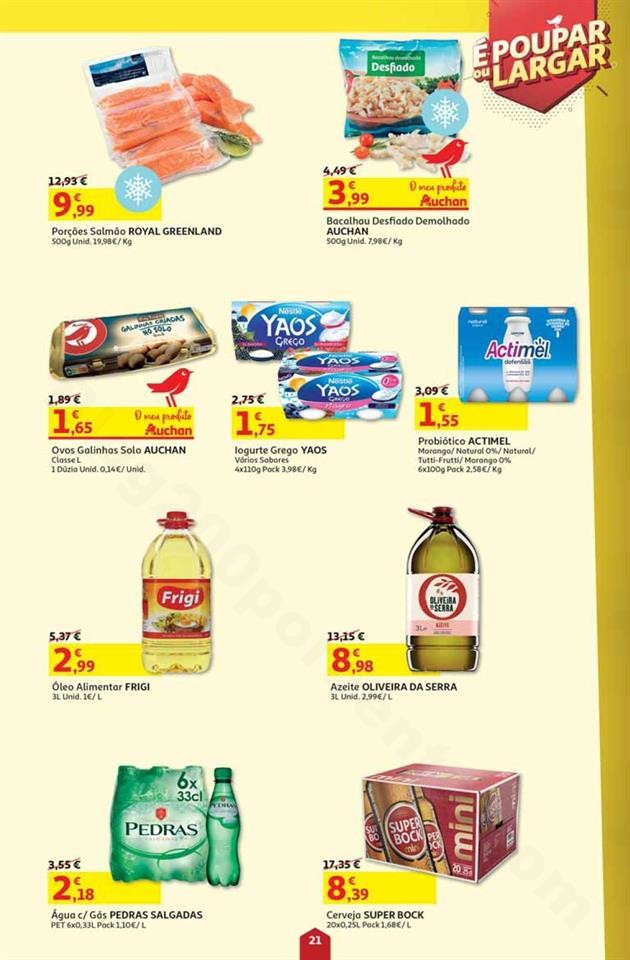 Antevisão Folheto AUCHAN Poupar ou Largar Promoç