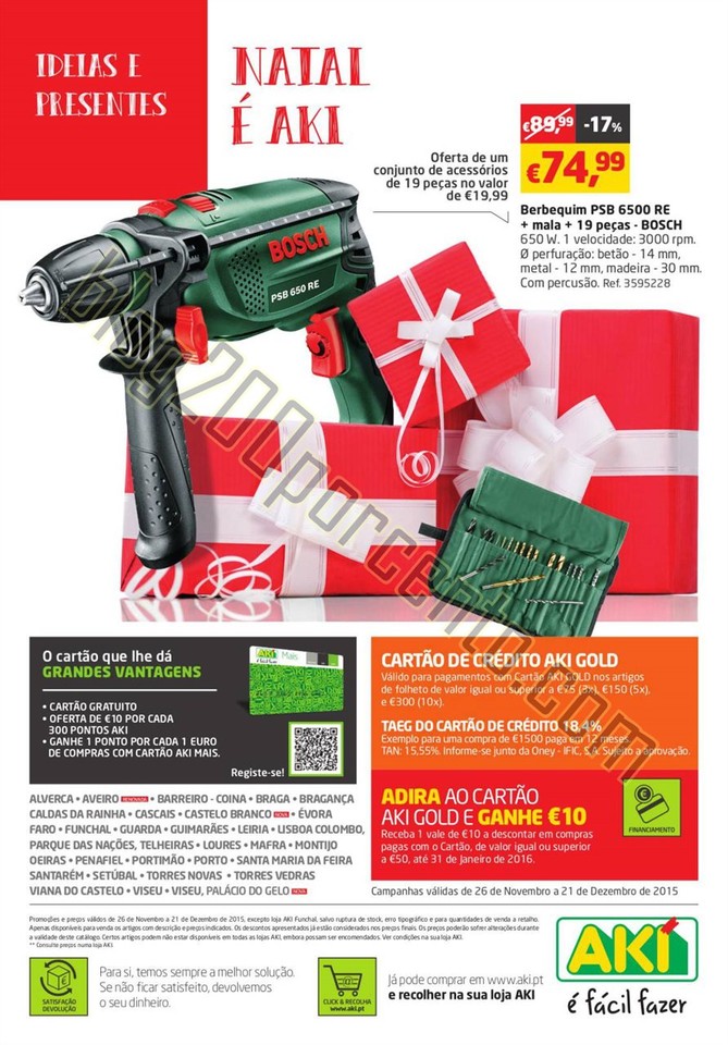 Antevisão Folheto AKI Natal de 26 novembro a 21 d