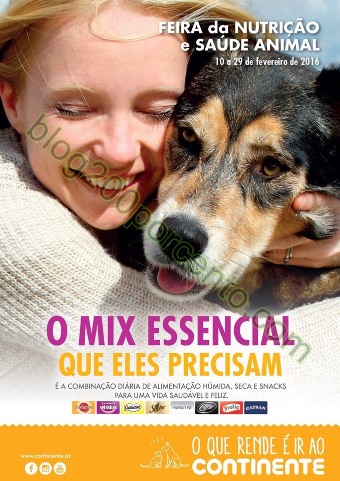 Antevisão folheto CONTINENTE Feira animal de 10 a