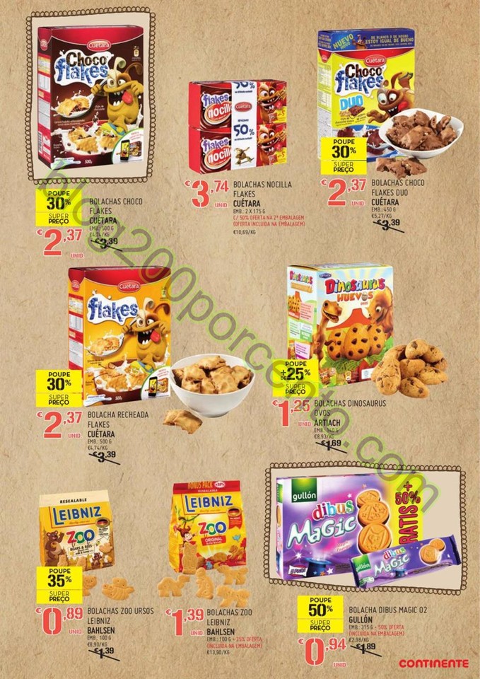 Antevisão Folheto CONTINENTE Extra Bolachas de 9 