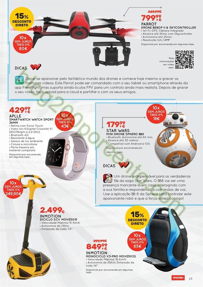 Novo Folheto WORTEN Promoções de 7 a 27 abril p 